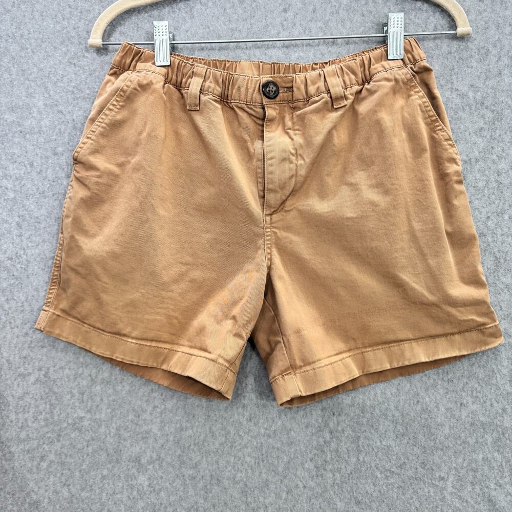 Chubbies Mens Sky's Out Thighs Out Chino Shorts Sz S Brown Cotton 5.5" Inseam